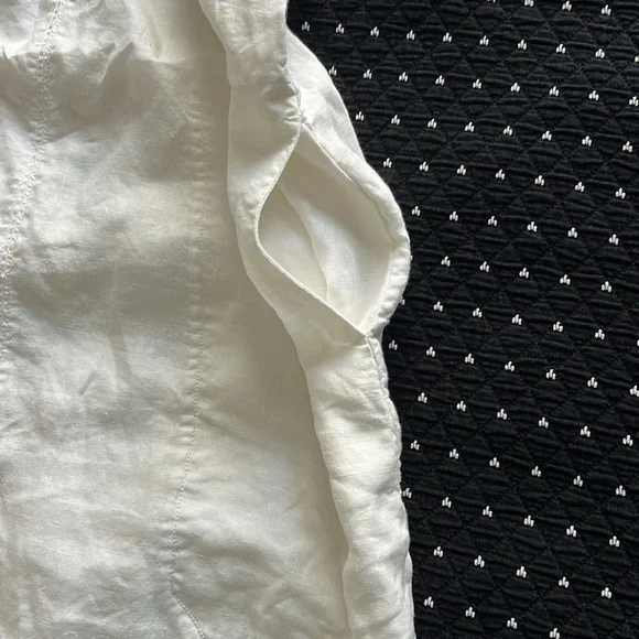 Everlane linen apron dress S white - Picture 7 of 14